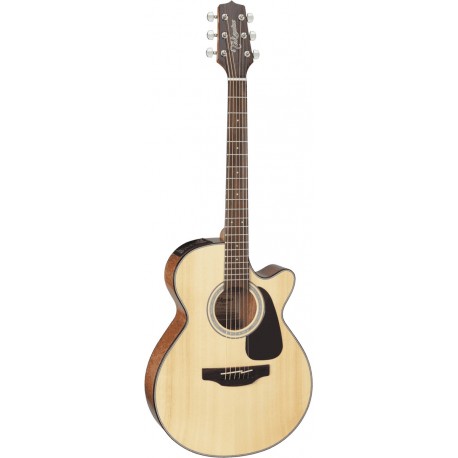 Takamine GF30CENAT - Guitare électro-acoustique grand concert pan coupé natural table épicéa massif