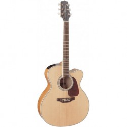 Takamine GJ72CENAT - Guitare électro-acoustique jumbo pan coupé natural table épicéa massif