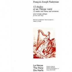François-Joseph Nadermann - 12 Etudes Et Un Theme Varie - Harpe - Recueil