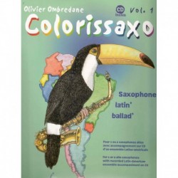 Olivier Ombredane - Colorissaxo 1 - Saxophone et Piano - Recueil + CD