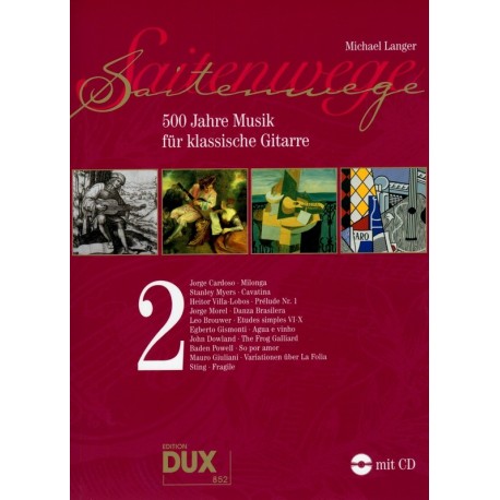 Michael Langer - Saitenwege Band 2 - Guitare - Recueil + CD