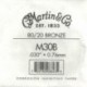 Martin M30HTTB - Corde bronze 80/20 SP .030 pour guitare folk