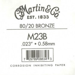 Martin M23HTTP - Corde bronze 80/20 SP .023 pour guitare folk