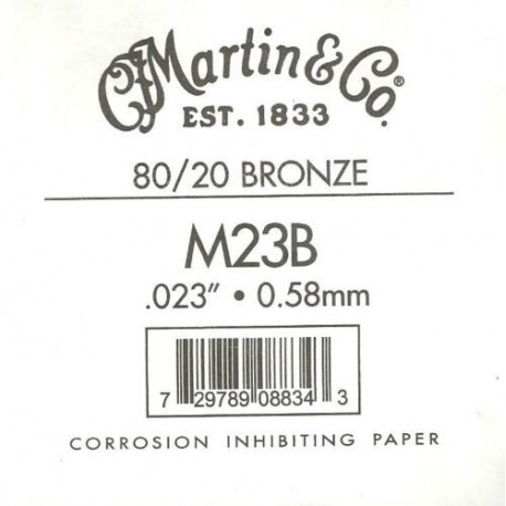 Martin M23HTTP - Corde bronze 80/20 SP .023 pour guitare folk