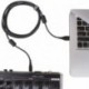 Udg U 95002 BL - Câble USB 2.0 A-B Noir Droit 2m