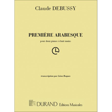 Claude Debussy - Premiere Arabesque - Piano Duet - Conducteur