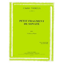 Charles Dancla - Petites pièces mignonnes (8) Op.149 n°2 - Violon et Piano - Recueil