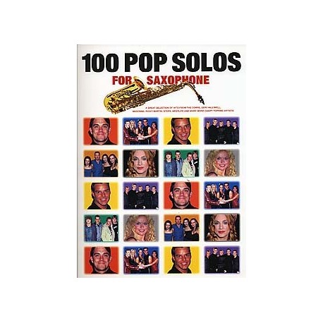 Jack Long - 100 Pop Solos For Saxophone - Saxophone - Recueil