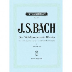 Jean-Sebastien Bach - Le clavier bien tempéré vol.1 24 Prélude et Fugue BWV de 846 à 869