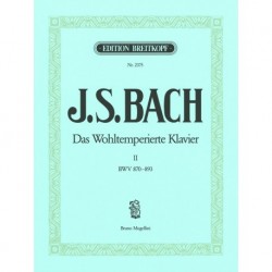 Jean-Sebastien Bach - Le clavier bien tempéré vol.2 24 Prélude et Fugue BWV de 870 à 893