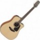 Takamine GD10CENS - Guitare électro-acoustique dreadnough pan coupé natural satin