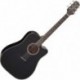 Takamine GD15CEBLK - Guitare électro-acoustique dreanough pan coupé black