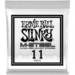 Ernie Ball 10111 - Corde .011 M-Steel pour guitare éléctrique (vendue à l'unité)