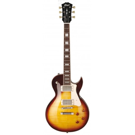 Cort CR250VB - Guitare électrique CR250 type LP vintage sunburst