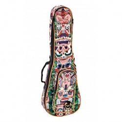 Keiki KUB-TM-SO - Housse rembourrée nylon design "Totem" pour ukulélé soprano