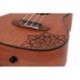 Ortega RFEU-2 - Ukulele concert table acajou avec motif naturel satiné