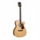 Cort L710FNS - Guitare electro-acoustique L710F forme OM table, fond et eclisses bois massif naturel satiné