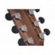 Cort L710FNS - Guitare electro-acoustique L710F forme OM table, fond et eclisses bois massif naturel satiné