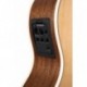 Cort L710FNS - Guitare electro-acoustique L710F forme OM table, fond et eclisses bois massif naturel satiné