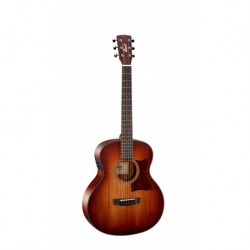 Cort LITTLECJ-BWOP - Guitare électro-acoustique Little CJ Blackwood Jumbo 3/4 table blackwood massif light burst pores ouverts