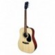 Cort 810OP - Guitare acoustique AD810 dreadnough naturel pores ouverts