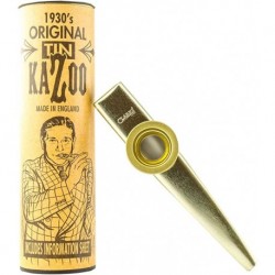 Clarke 700501-1 - Kazoo original metal doré avec emballage tube individuel