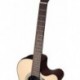 Takamine GX18CENS - Guitare electro acoustique cutaway mini Auditorium avec housse