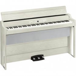 Korg G1B-AIR-WHASH - Piano numérique meuble 88 notes toucher lourd Bluetooth avec meuble finition frêne clair