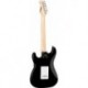 Eko S300BLK - Guitare électrique type stratocaster HSS noire