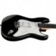 Eko S300BLK - Guitare électrique type stratocaster HSS noire