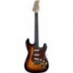 Eko S300SB - Guitare électrique type stratocaster HSS sunburst