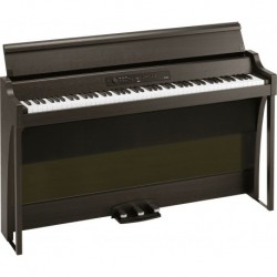 Korg G1B-AIR-BR - Piano numérique meuble 88 notes toucher lourd Bluetooth avec meuble finition bois