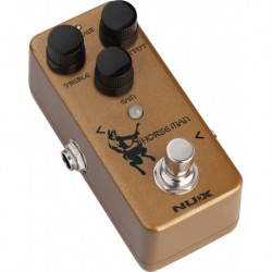 Nux HORSEMAN-OD - Pédale d'overdrive analogique Horseman NOD-1 gold/silver