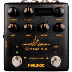 Nux OPTIMA-AIR - Pédale d'effets simulateur de guitare acoustique