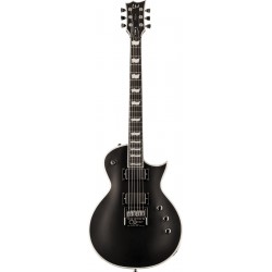 LTD EC1000ETBB-BLKS - Guitare électrique Deluxe type Les Paul, Black satin, EMG 81 et 60TW-R, chevalet Evertune