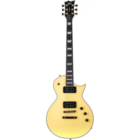 LTD EC1000TCTM-VGS - Guitare électrique Deluxe type Les Paul, Vintage Gold Satin, micro Fishman Fluence Open Core Classic