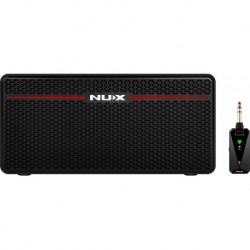 Nux MIGHTY-SPACE - Ampli compact stéréo 30W Bluetooth avec émetteur sans fil 2,4 GHz pour guitare et basse