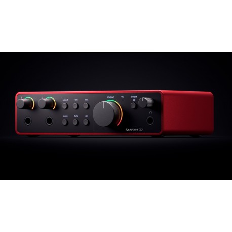 Focusrite SCARLETT4-2I2 - Interface Scarlett 4ème Gen 2 in/2 out USB-C 24bits/192khz