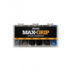 Dunlop 4491 - Boîte de 216 mediators Max Grip 0.60/0.73/0.88/1.00/1.14/1.50