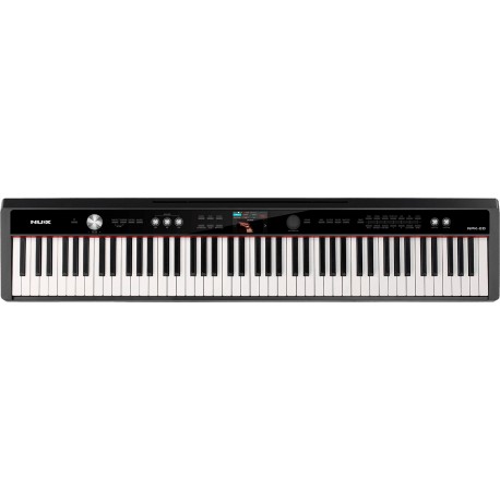 Nux NPK-20 - Piano numérique noir 88 touches avec fonctions arrangeur et bluetooth