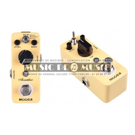 Mooer ACOUSTIKAR - Pédale simulateur guitare acoustique