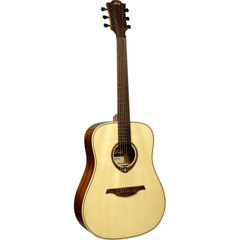 Lâg T88D - Guitare acoustique Dreadnought table épicéa massif finition brillant naturel