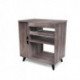 Glorious Dj MODULAR SIDE RACK WALNUT - Meuble finition bois Walnut et rack 12U configurable pour materiel Studio et HiFi
