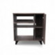 Glorious Dj MODULAR SIDE RACK WALNUT - Meuble finition bois Walnut et rack 12U configurable pour materiel Studio et HiFi