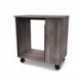 Glorious Dj MODULAR SIDE RACK WALNUT - Meuble finition bois Walnut et rack 12U configurable pour materiel Studio et HiFi