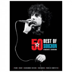 Alain Souchon - Best of - 50 chansons - Piano, Voix et Guitare - Recueil