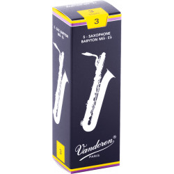 Vandoren SR243 - 5 anches pour saxophone baryton - Force 3