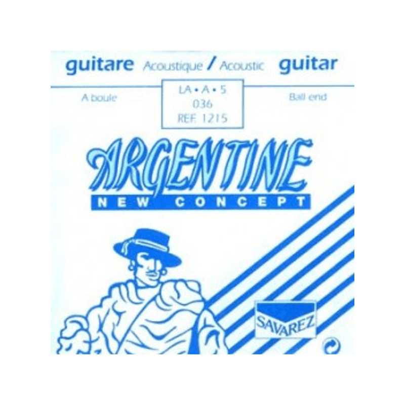 Argentine 1215 - Corde à boule acier 0.36 pour guitare