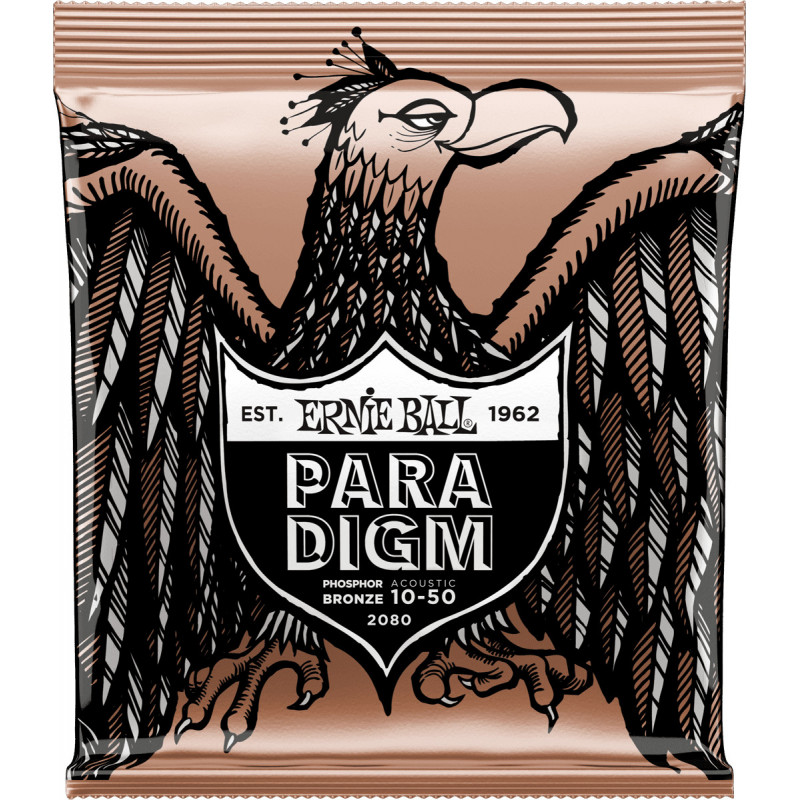 Ernie Ball 2080 - Phosphor Bronze Extra light 10-50 cordes guitare acoustique