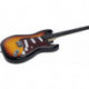 Eko ST100-SB - Guitare électrique type stratocaster finition sunburst